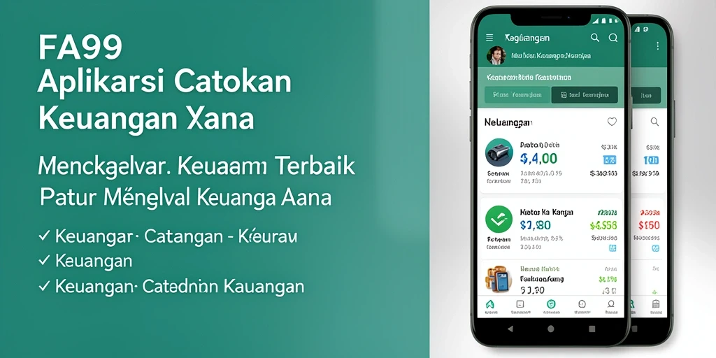 Tampilan antarmuka aplikasi FA99 yang sederhana dan informatif.