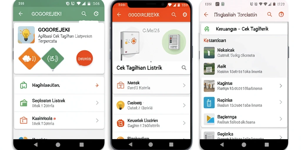 Tampilan antarmuka GOGOREJEKI yang modern dan intuitif.