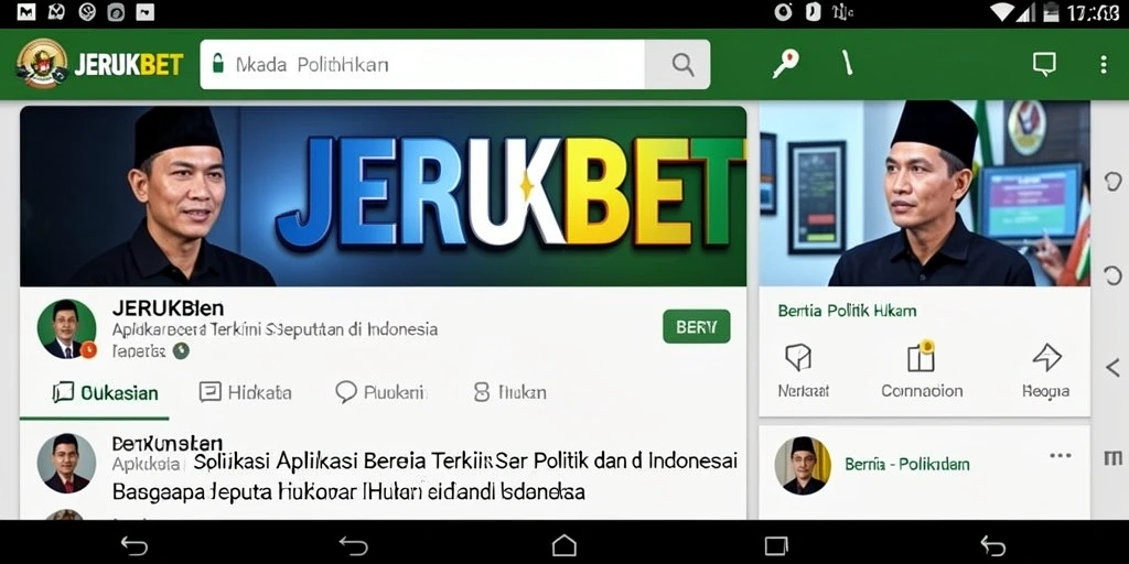 Antarmuka aplikasi JERUKBET yang informatif dan menarik.