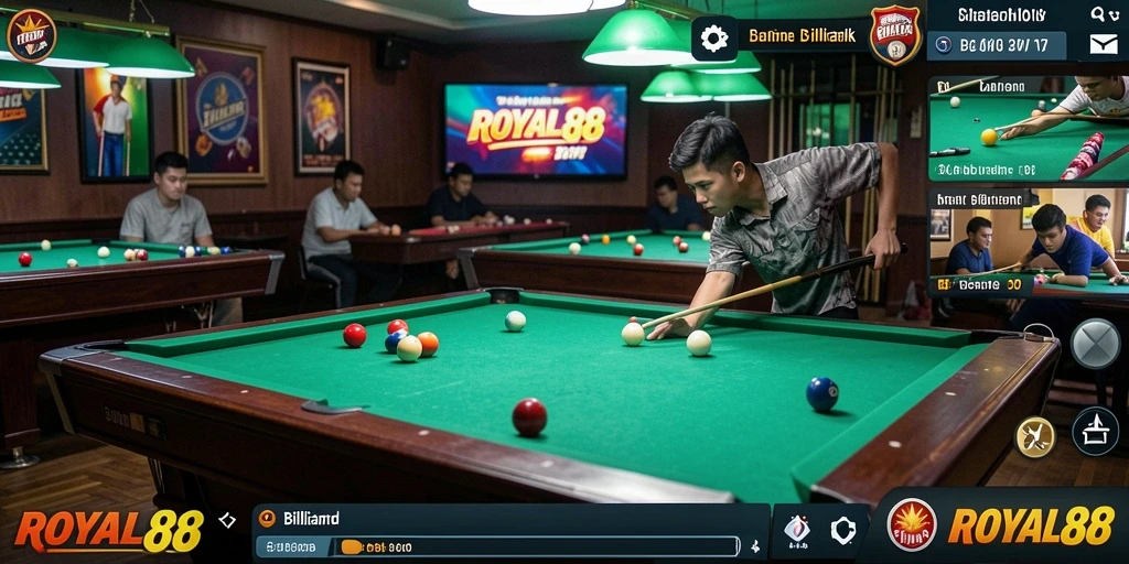 Tampilan antarmuka simpel dan menarik dari ROYAL88.