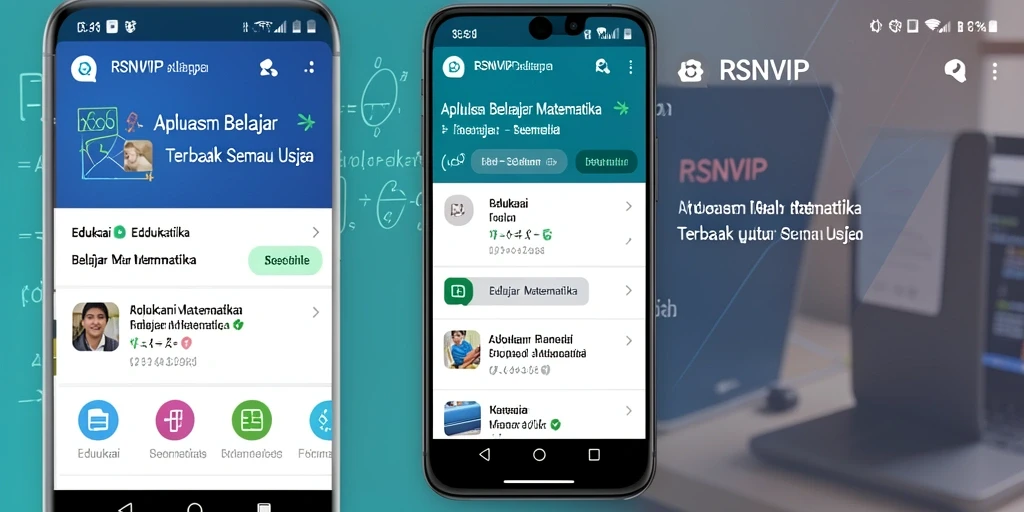 Tampilan antarmuka RSNVIP yang menarik untuk belajar matematika.