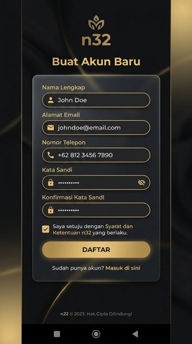 Cara Mudah Membuat Akun n32 untuk Android